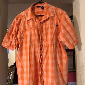 Rocawear Orange Button Down Shirt